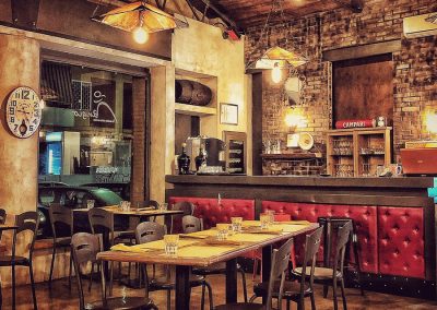 Interno Ristorante Mangio Roma